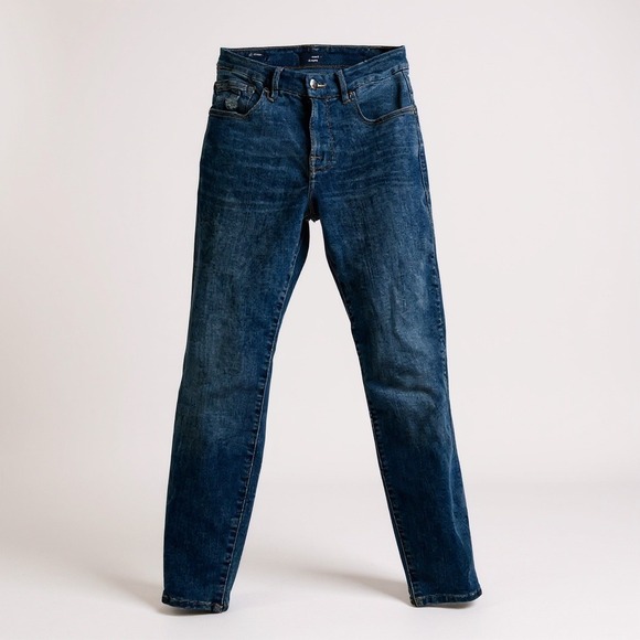 Good American‎ Womens Skinny Jeans In Size 00/24 Distressed Denim Blue - Picture 1 of 5